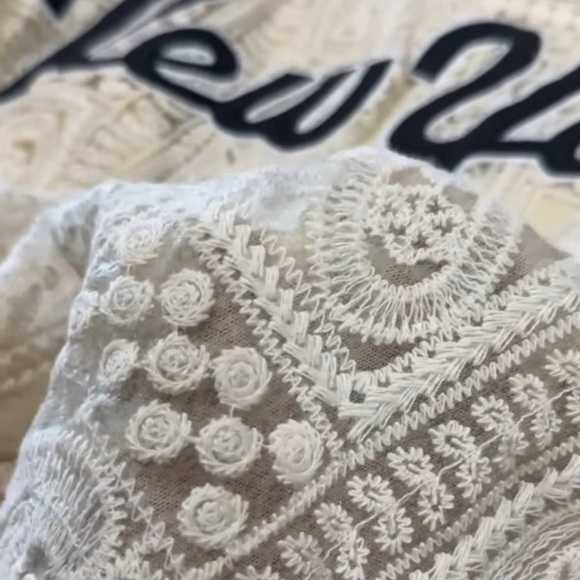 Custom Unisex New York Jersey Cream Color Size 2XL - Picture 4 of 6